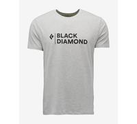 BLACK DIAMOND Mini Stacked Ss Tee - Homme - Gris - taille M- modèle 2025