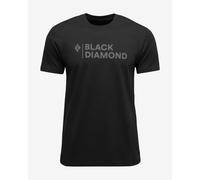 T-shirt Black Diamond Mini Stacked manches courtes noir - L