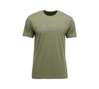 Black Diamond T-shirt Mini Stacked, manches courtes, vert forêt – L