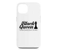T-Shirt Black Queen The Most Powerful Piece Chess Coque pour iPhone 13
