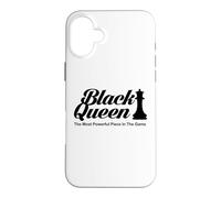 T-Shirt Black Queen The Most Powerful Piece Chess Coque pour iPhone 16 Plus