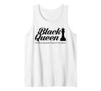 T-Shirt Black Queen The Most Powerful Piece Chess Débardeur