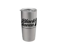 T-shirt Black Queen the Most Powerful Piece Chess Gobelet isotherme en acier inoxydable double paroi