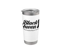 T-shirt Black Queen the Most Powerful Piece Chess Gobelet isotherme en acier inoxydable double paroi