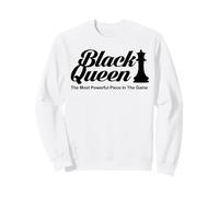 T-Shirt Black Queen The Most Powerful Piece Chess Sweatshirt