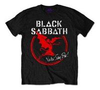 T-shirt black sabbath archangel never say die unisexe noir taille xl Noir G