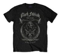 T-shirt black sabbath the end mushroom cloud unisexe noir taille xl Noir G