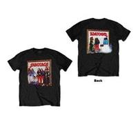 T-shirt black sabbath wavy logo unisexe noir dip-dye taille s Noir G