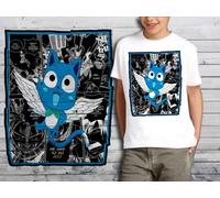T-SHIRT BLANC ENFANT COLLECTION MANGA FAIRY TAIL 312 10-12 ans