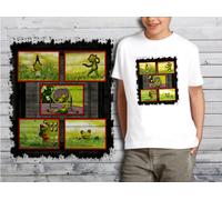 T-Shirt Blanc Enfant Taille 8-10 Ans Best Of Grenouilles 04