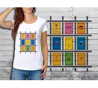 T-Shirt Blanc Femme 1 Rue Sesame