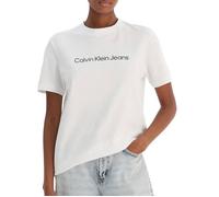 Calvin Klein Jeans Graphic Intense Short Sleeve T-shirt Blanc L Femme