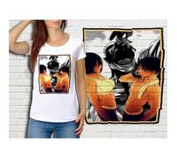 T-shirt blanc femme taille S - Manga L'Attaque des Titans - Attack on Titan - Shingeki no Kyojin S