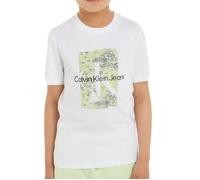 T-shirt Blanc Garçon Calvin Klein Jeans Second Skin 8 ans