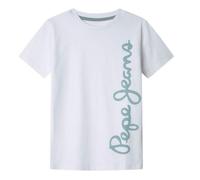 Pepe Jeans T-shirt Waldo N Garçon Blanc 12 ans