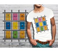 T-Shirt Blanc Homme 1 Rue Sesame