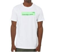 T-shirt Blanc Homme Calvin Klein Jeans Hyper Real S