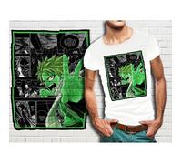 T-shirt blanc homme - Fairy Tail - Taille XL - Col arrondi - Coupe ajustée - Manches courtes XL