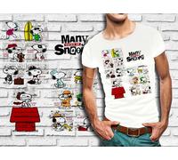 T-Shirt Blanc Homme Snoopy 626