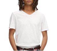 Superdry T-shirt RAW Edge Slub V M1012077A Optic M Homme