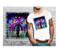 T-SHIRT BLANC HOMME TAILLE L COLLECTION ZELDA 02 LINK MAJORA'S MASK L