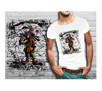 T-SHIRT BLANC HOMME TAILLE L COLLECTION ZELDA 06 MAJORA'S MASK L