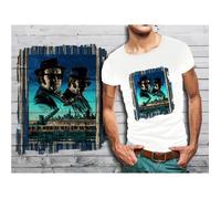 T-shirt blanc homme taille M - Collection Films Cultes 10 Blues Brothers M