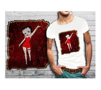 T-SHIRT BLANC HOMME TAILLE XL COLLECTION VINTAGE CARTOONS 19 BETTY BOOP XL