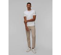 BOSS T-shirt Slim en coton mercerisé avec col à rayure - Style H-Tessler 199, 50531793 Blanc XXL