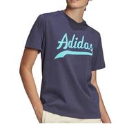 T-shirt Bleu Femme Adidas Modern B-Ball 38