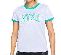 T-shirt Bleu Femme Nike Swoosh S