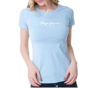 T-shirt Bleu Femme Pepe Jeans New Virginia L