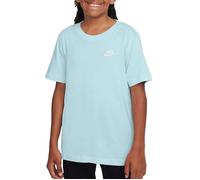Nike Sportswear FZ5177-474 T-Shirt pour Enfants Plus âgés, Bleu Glacier