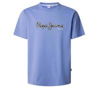 Pepe Jeans T-Shirt 'Dorian' bleu clair / noir / blanc, Taille M