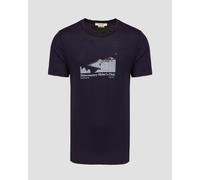 T-shirt Bleu Marine Pour Hommes Icebreaker Mer 150 Tech Lite Ii Ss 0a56rd-ib401