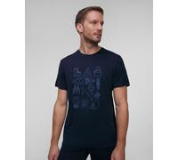 T-shirt Bleu Marine Pour Hommes Icebreaker Mer 150 Tech Lite Ss Ib0a571x-401
