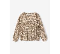 VERTBAUDET T-Shirt Blouse Fille imprimé Manches Longues Léopard 14A