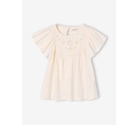 T-shirt blouse manches courtes écru 14A