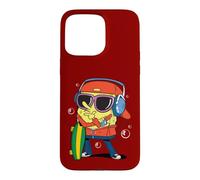 T-Shirt Bob l'éponge avec Chapeau Coque pour iPhone 15 Pro Max