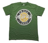 T-shirt Bob Marley Smoke Shop Uni Vert S