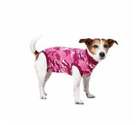 T-shirt - body - top Suitical - 30-0055 - Recovery Suit Chien, XXXS, Rose Camouflage
