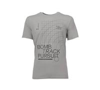 T-shirt Bombtrack Grids And Guides Gris