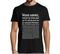 T-Shirt - Bon ou Mauvais - Astérix et Obélix - 100% Coton - Col Rond - Manches Courtes S