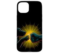 T-shirt Bond à imprimé poings et pattes pour chien et humain Coque pour iPhone 15 Plus