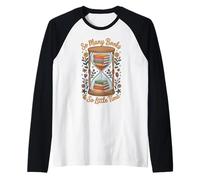 T-Shirt Book Lover So Many Books and So Little Time Manche Raglan