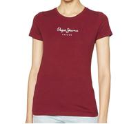 T-Shirt Bordeaux Femme Pepe jeans Virginia M