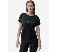 T-shirt Born Living Yoga Azami manche courte noir absolu femme - L