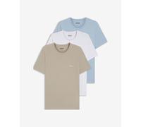 T-shirt BOSS Classic Logo manches courtes beige blanc bleu (3 unités) - M
