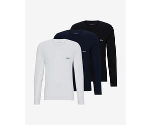 T-shirt BOSS Classic manche longue blanc noir bleu (3 unités) - M