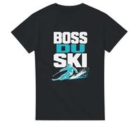 T Shirt Boss du Ski | T shirt Humour Skieur - Idée Cadeau Originale